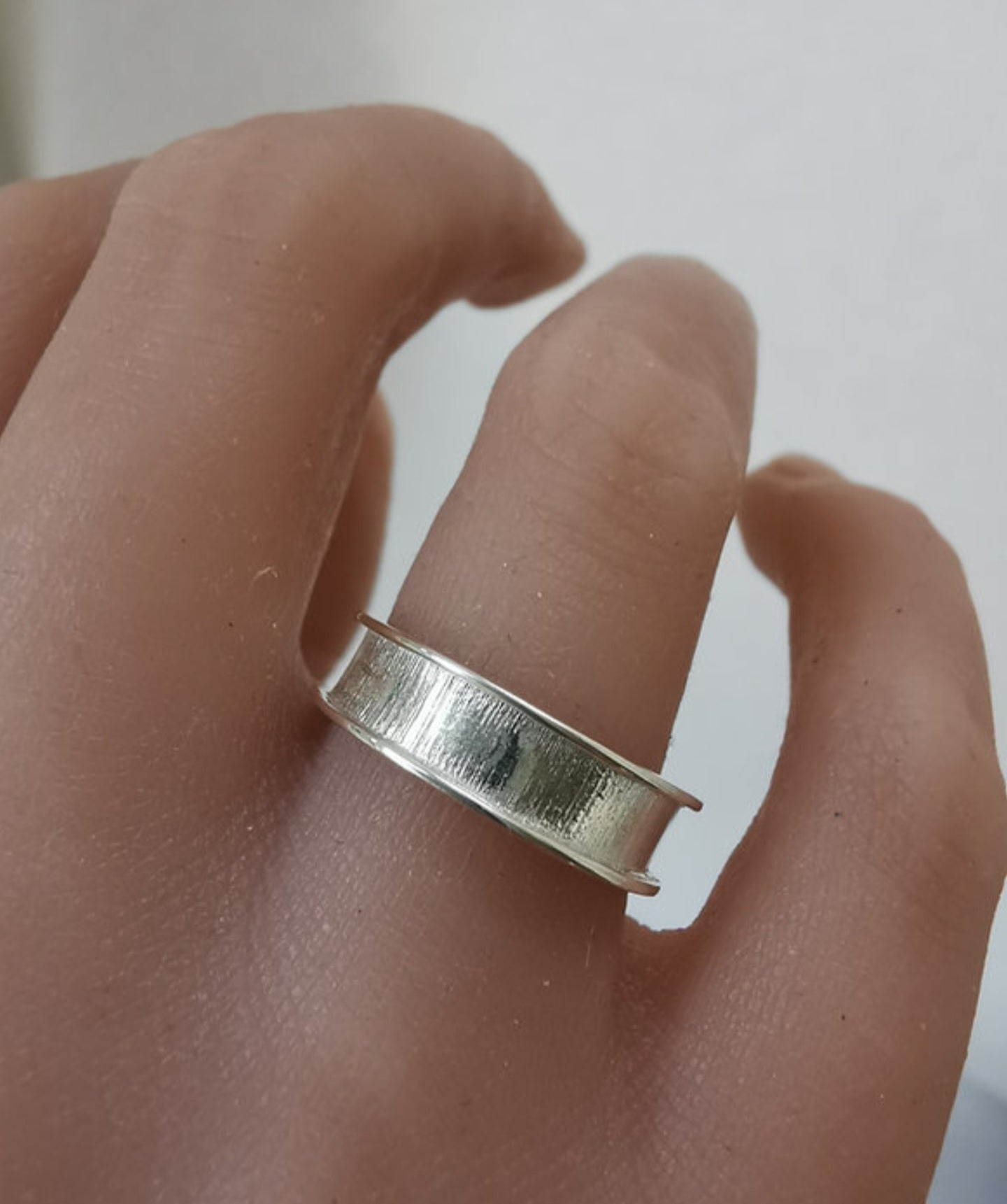 6mm Gent's Unisex Channel Ring Angel's Memorial Jewellery Ashes