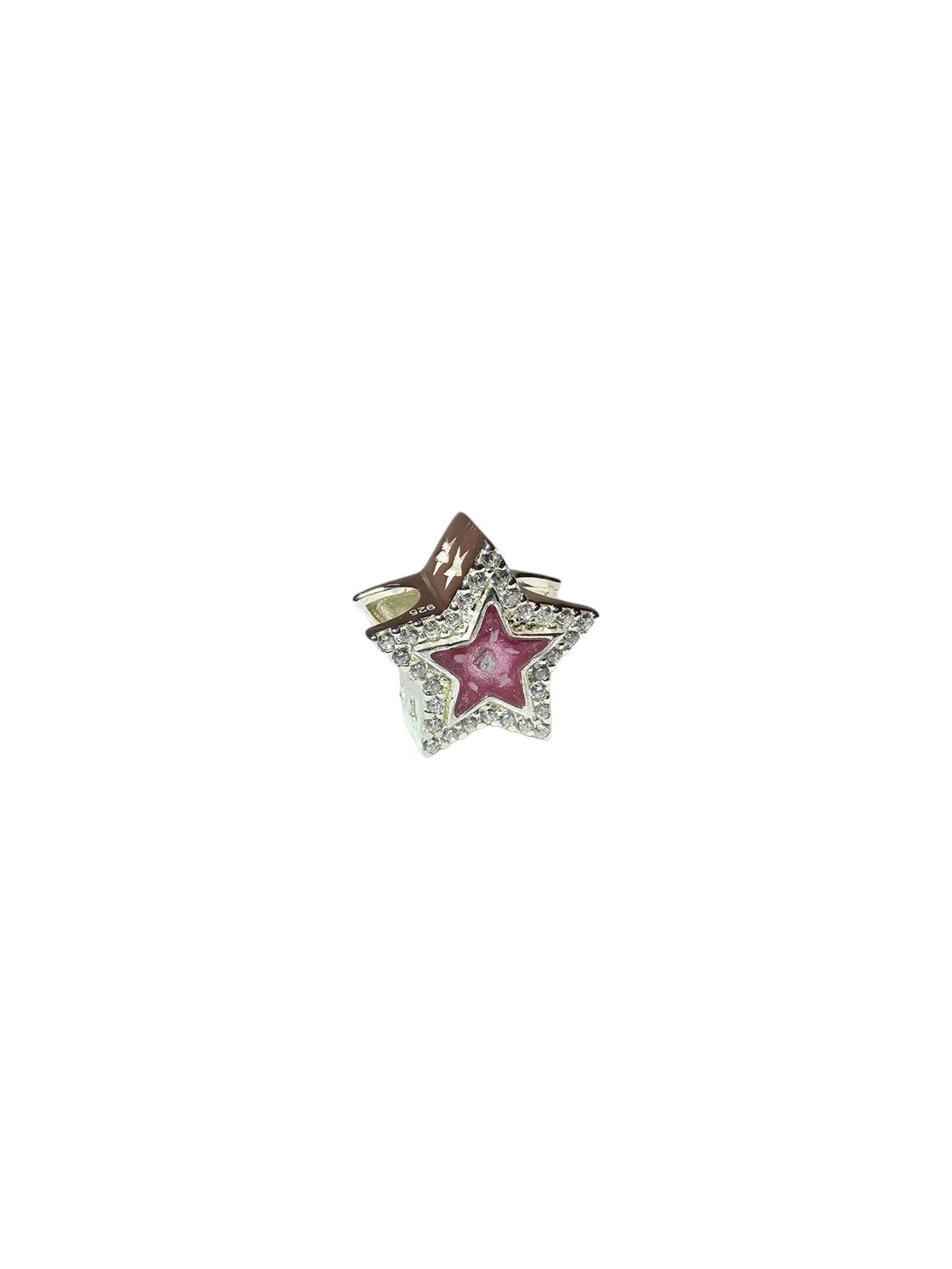 Cz Star Bracelet Charm Angel's Memorial Jewellery Ashes