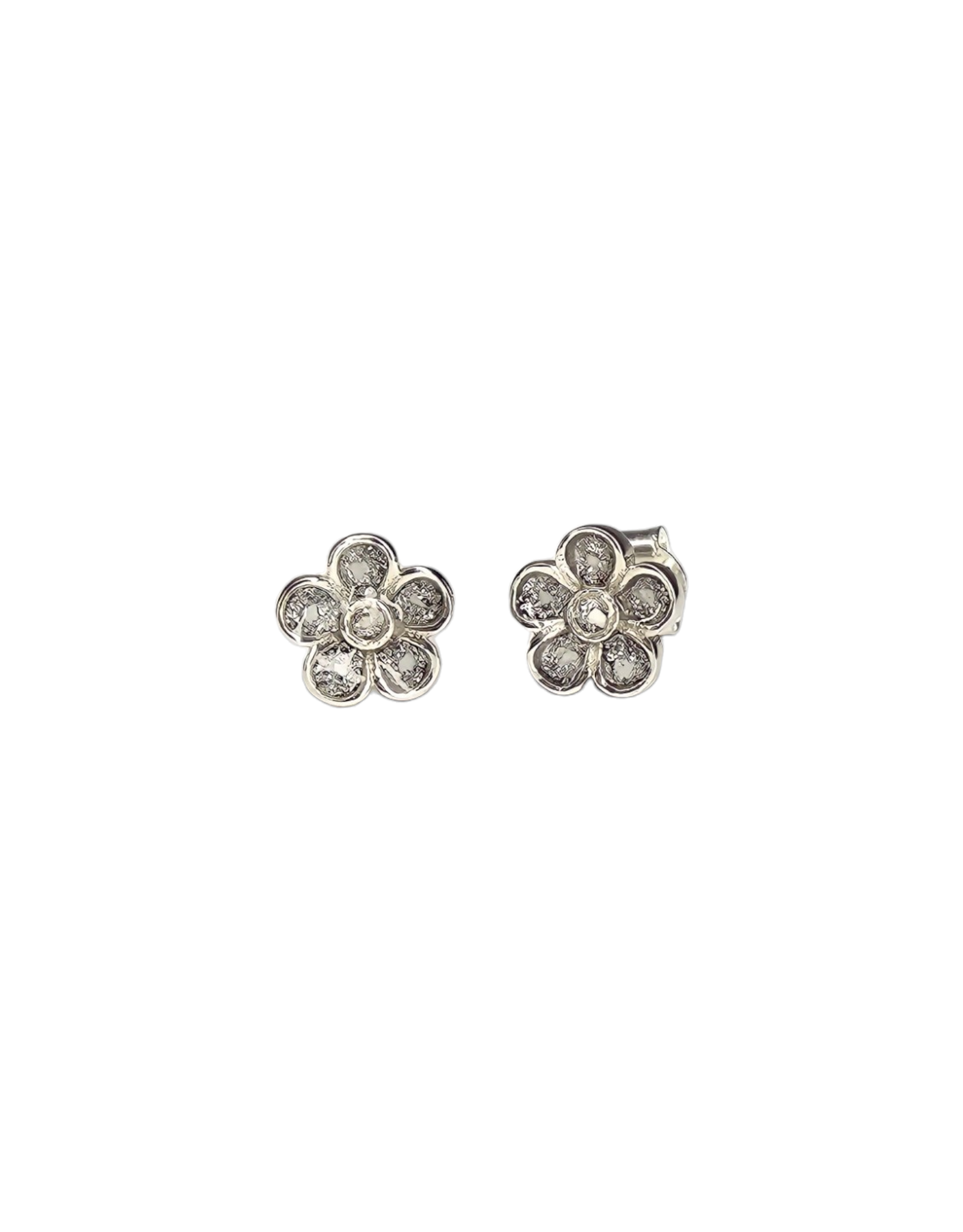 Forget Me Not Stud Earrings Angel's Memorial Jewellery Ashes