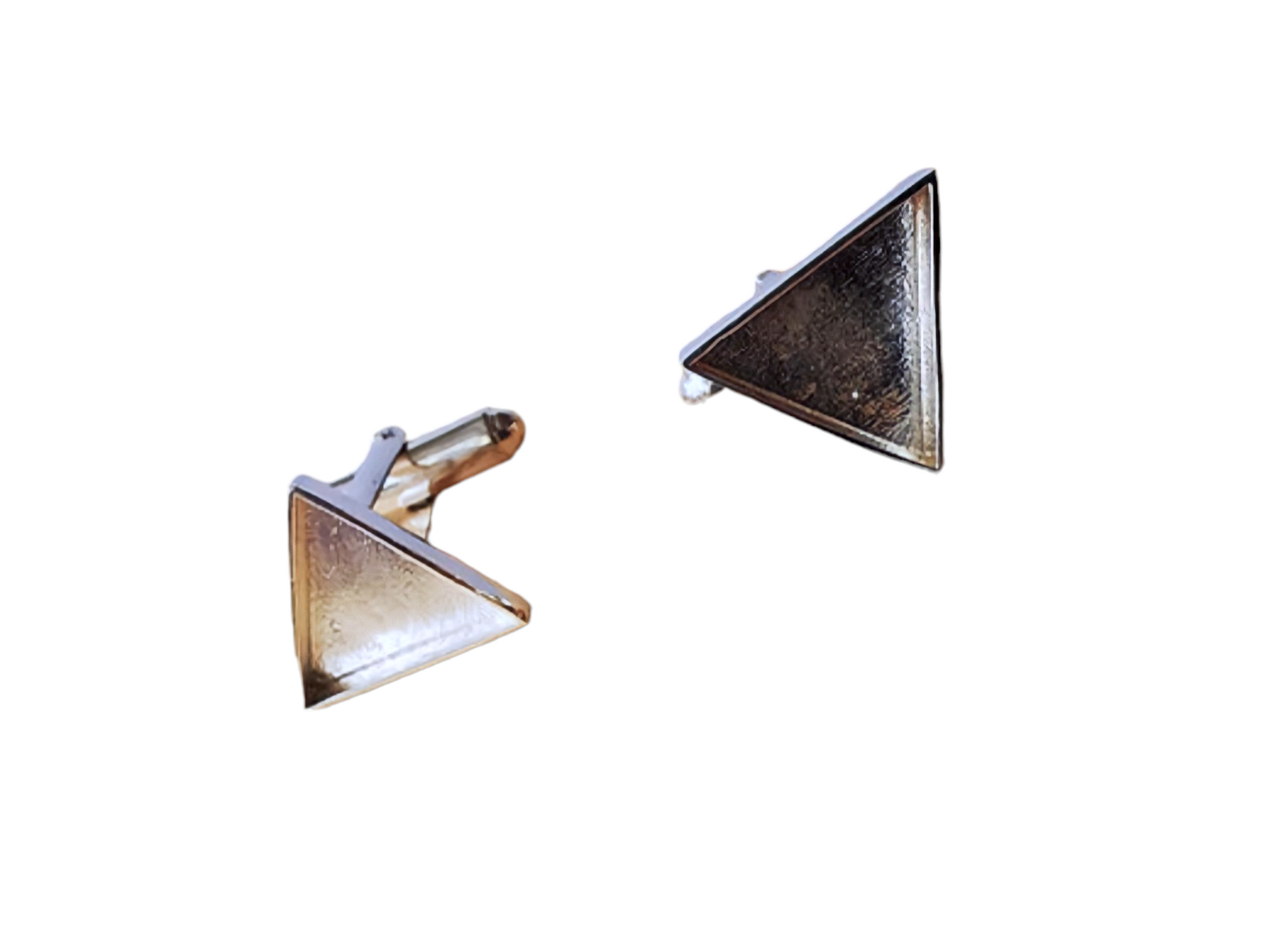 Gent's Triangle Cufflinks Angel's Memorial Jewellery Ashes