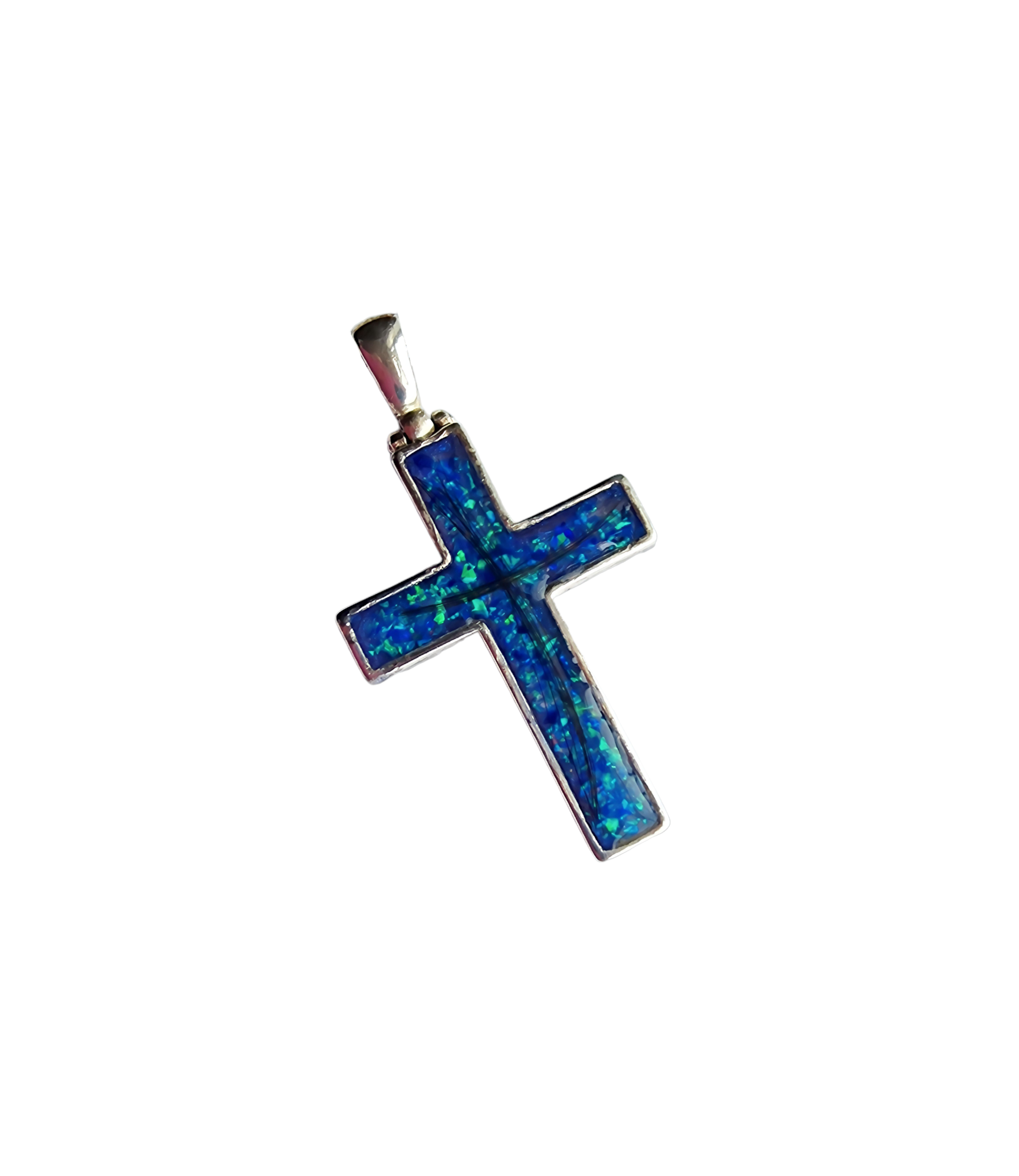 Gent's Unisex Cross Pendant Angel's Memorial Jewellery Ashes