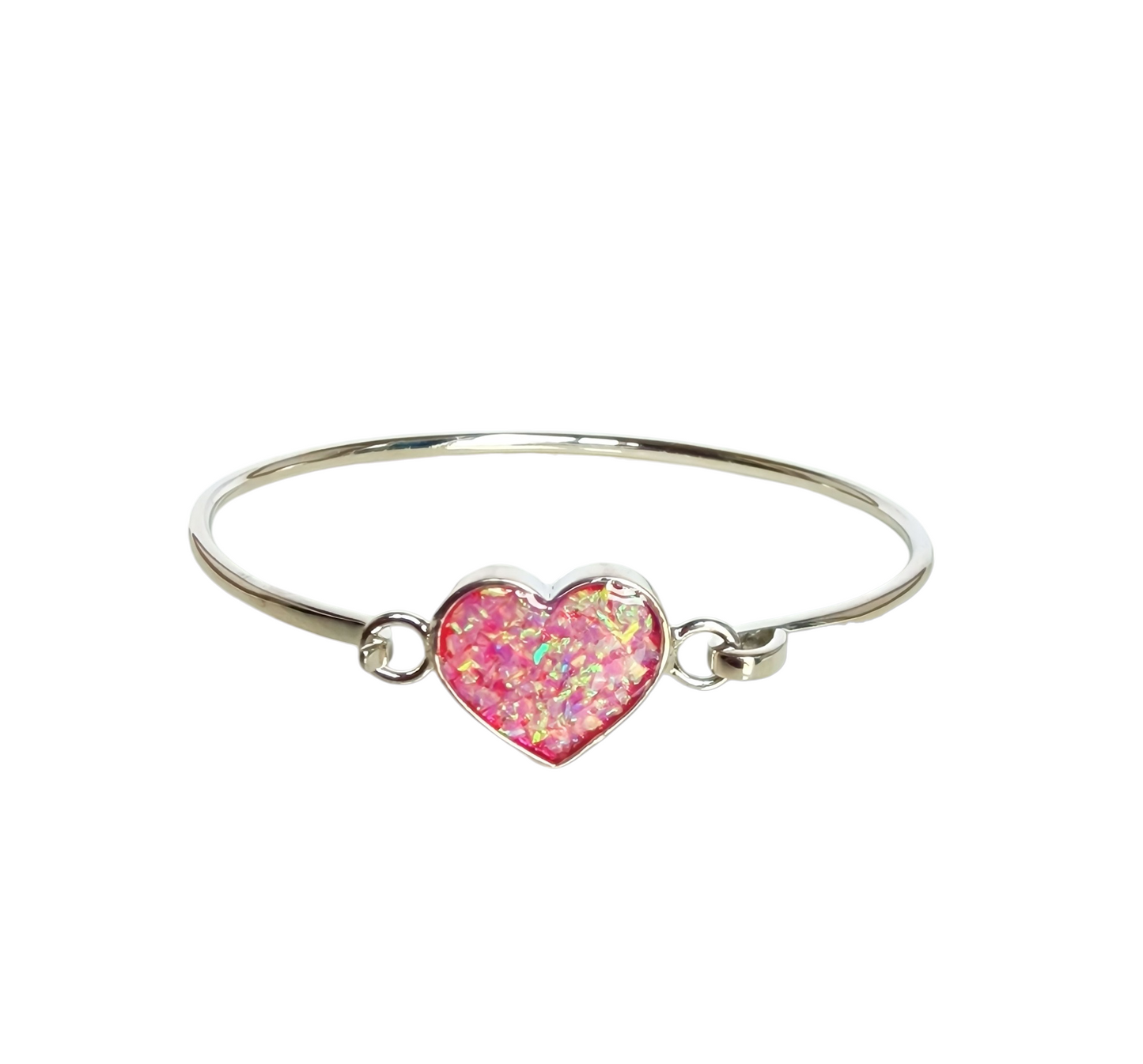 Heart Bangle Angel's Memorial Jewellery Ashes