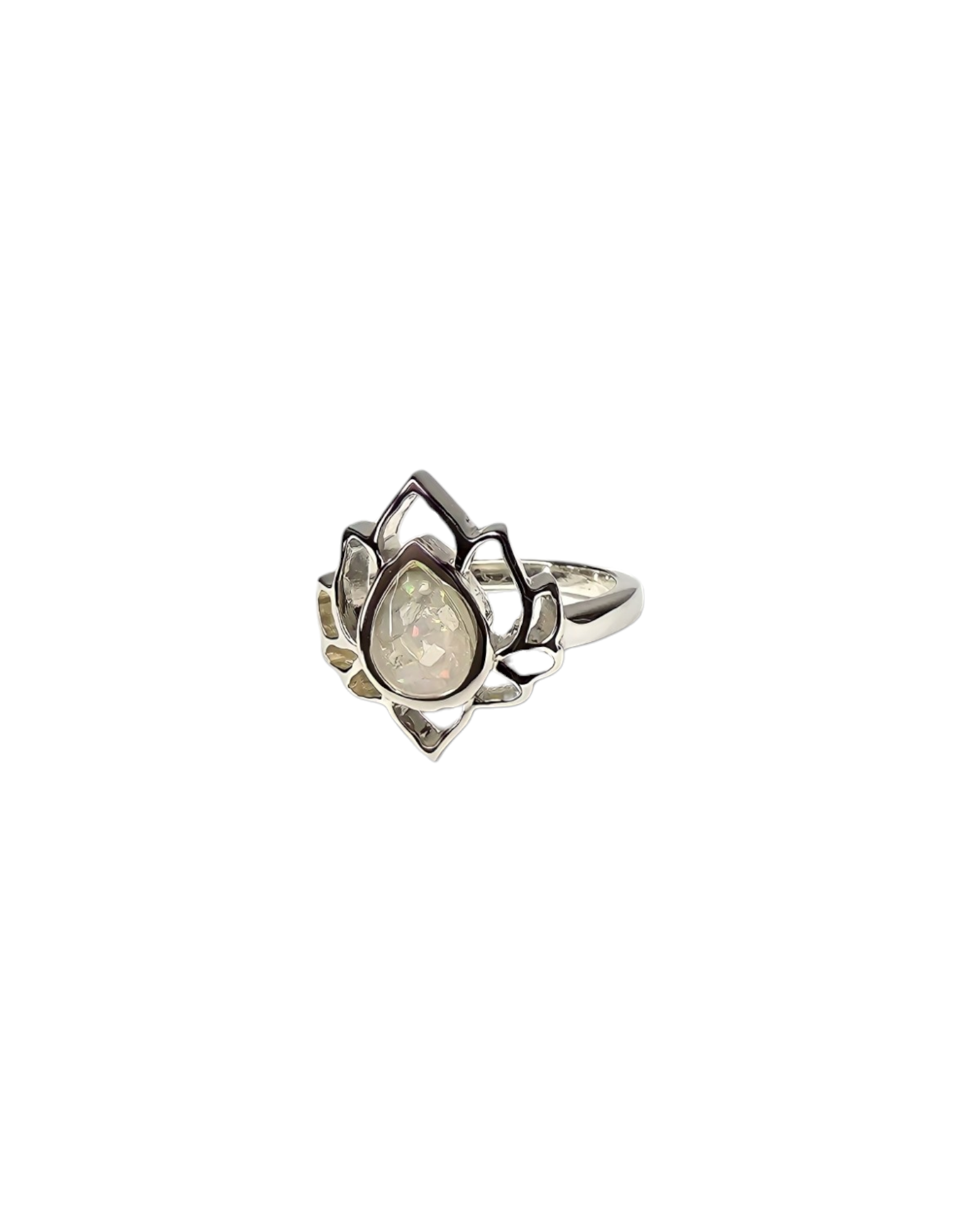 Lotus Ring Angel's Memorial Jewellery Ashes