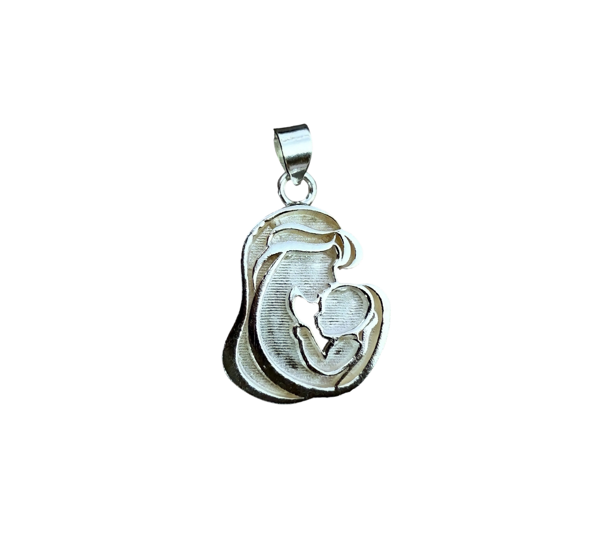 Mother & Baby Pendant Angel's Memorial Jewellery Ashes