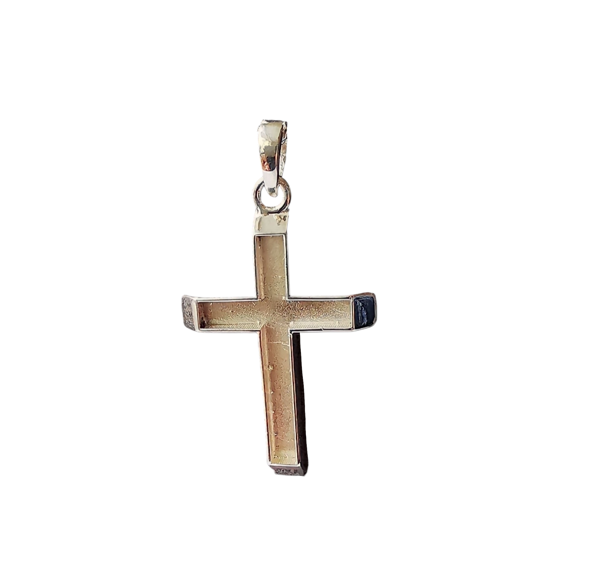 New Gent's Unisex Cross Pendant Angel's Memorial Jewellery Ashes