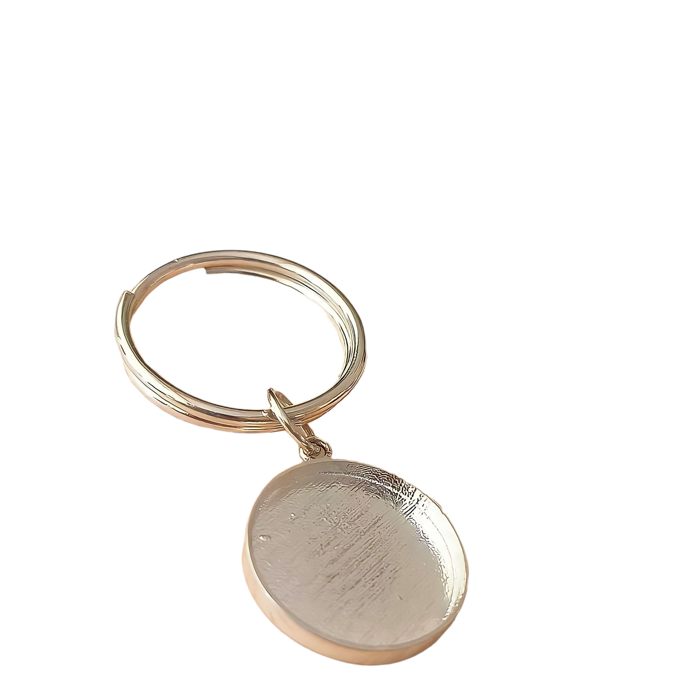 Round Keyring Angel's Memorial Jewellery Ashes