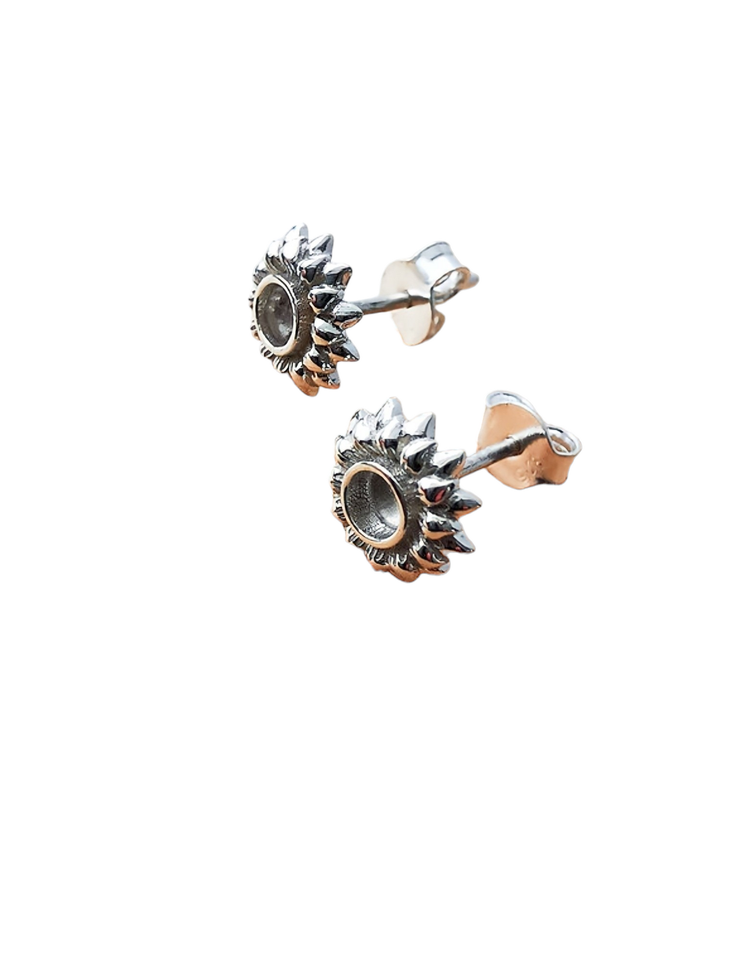 Sunflower Stud Earrings Angel's Memorial Jewellery ashes