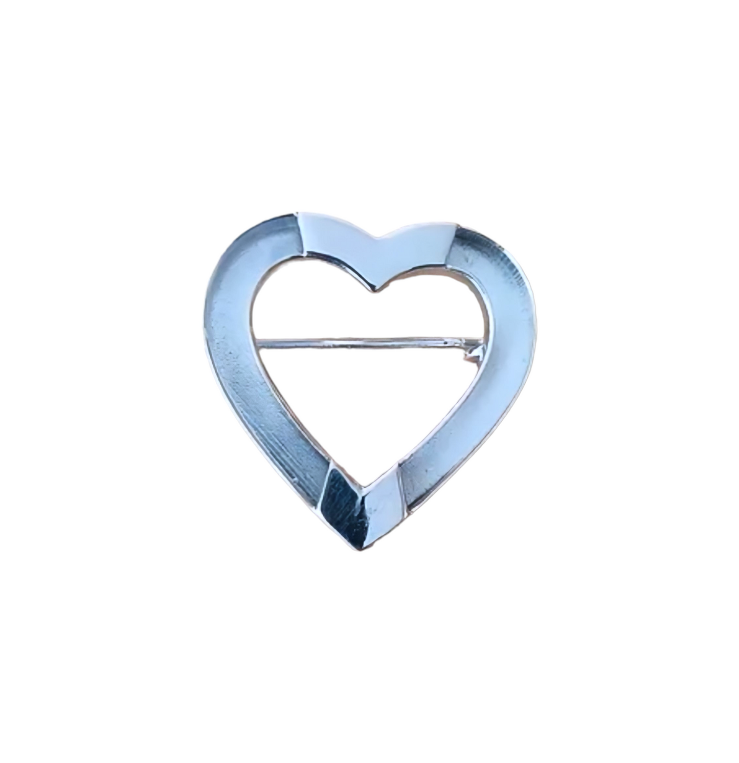 Tunnel Heart Brooch Tie Pin Angel's Memorial Jewellery Ashes